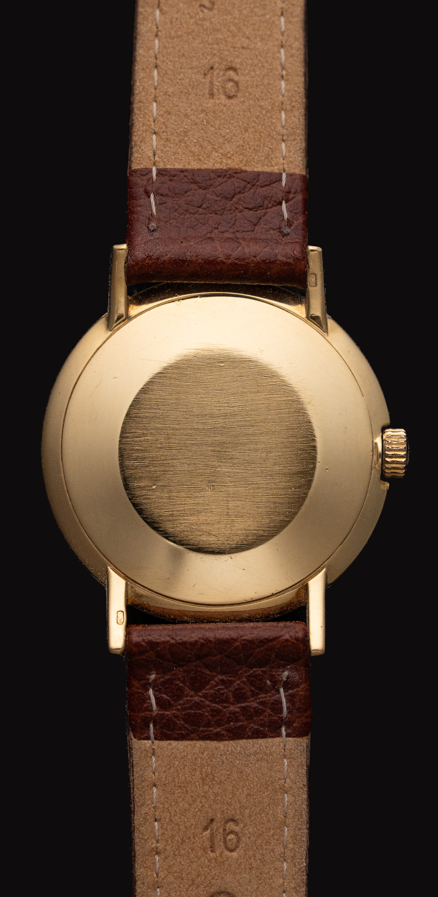 OMEGA VINTAGE 18KT FACETED CRYSTAL