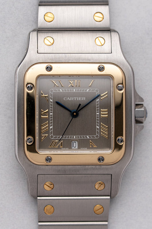 Cartier Santos Galbée 'Rhodium Dial'