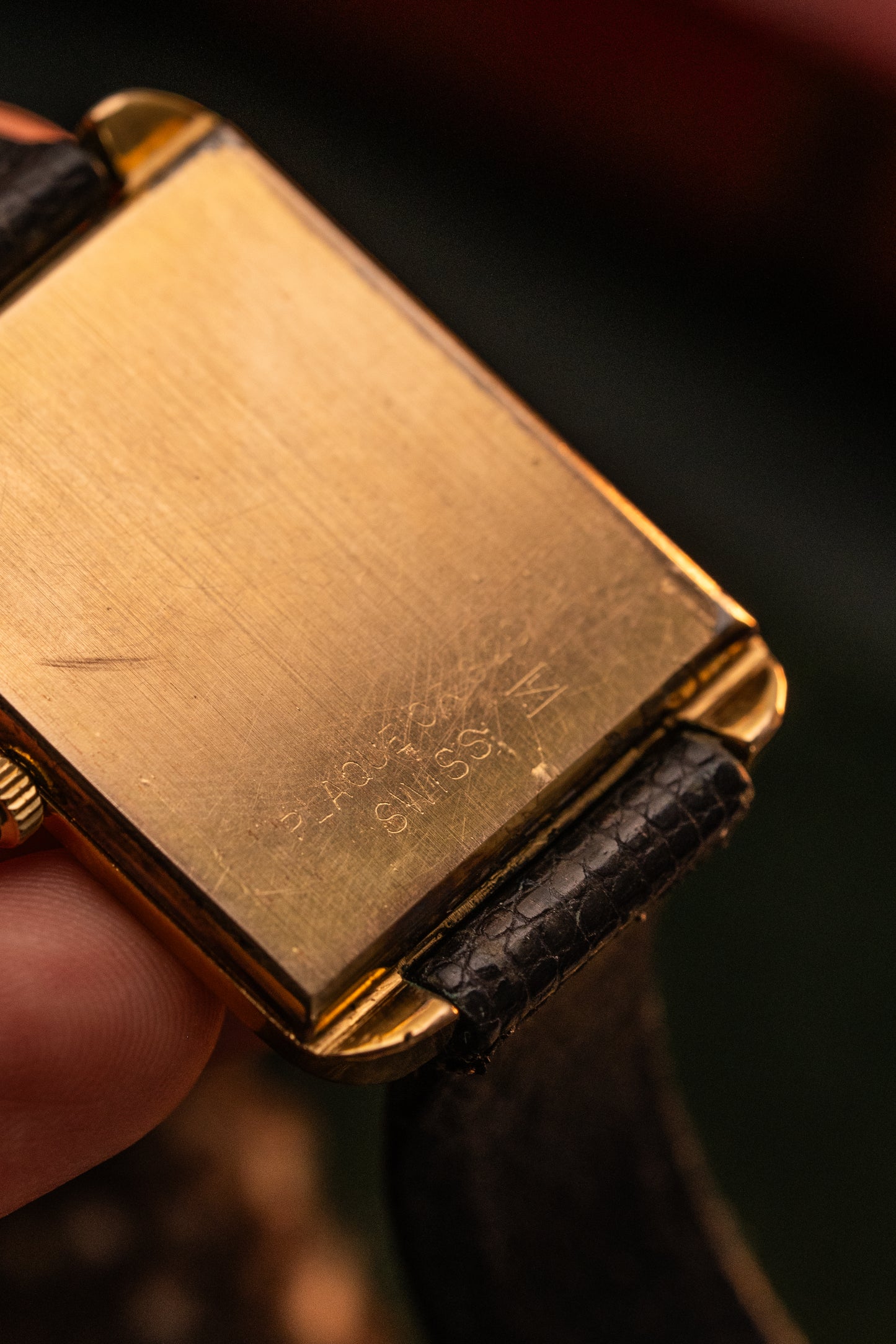 Cartier Tank Stepped Case Jumbo